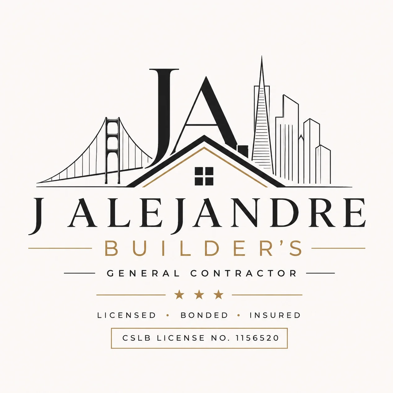 J Alejandre Builder's — Licensed General Contractor logo